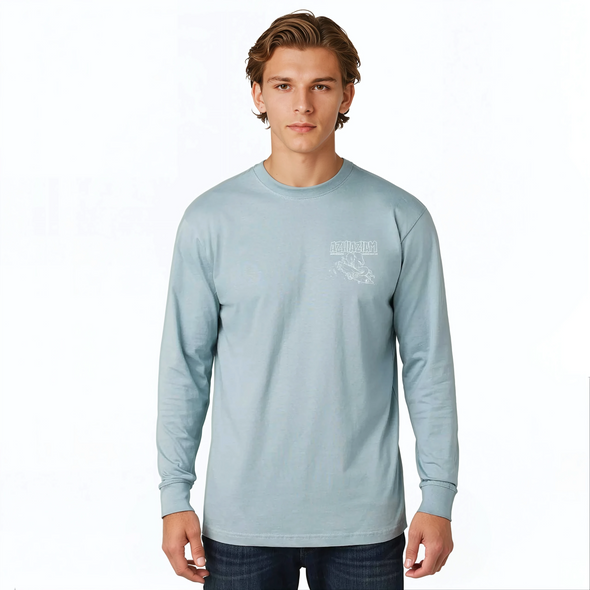 Azhiaziam Men's Octopus Long Sleeve T-Shirt